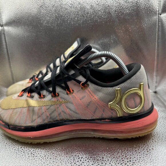 Size 8.5 Nike‎ KD 6 Elite Gold Pink Black Mens Basketball Sneakers 642838-100 main image 7